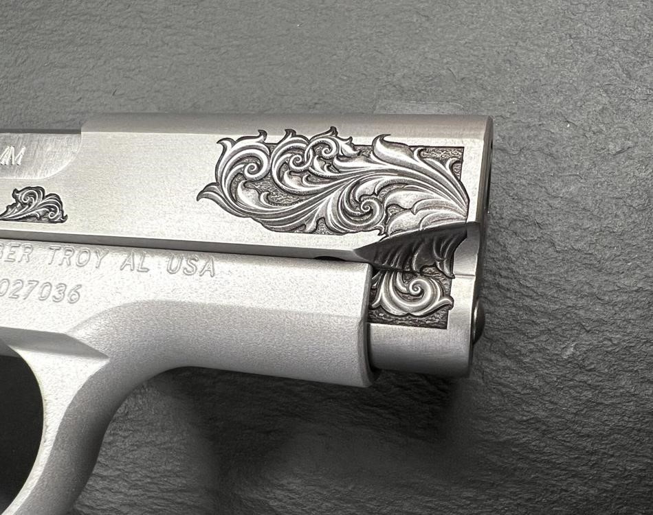 Kimber Micro 9 Custom Engraved Regal by Altamont 9mm-img-5