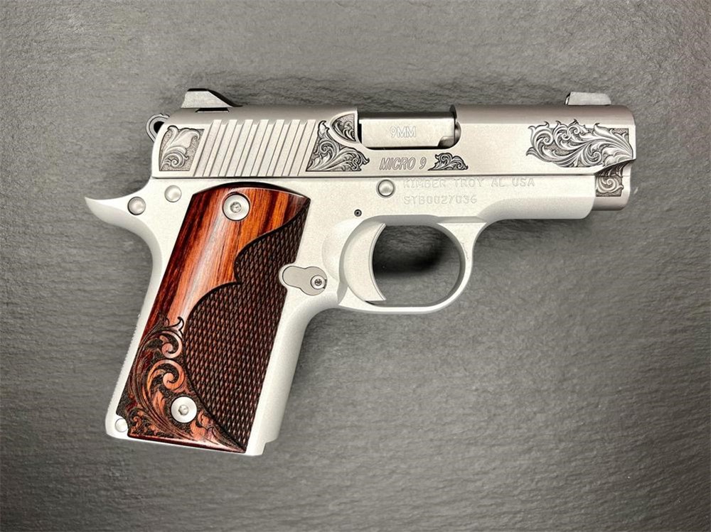 Kimber Micro 9 Custom Engraved Regal by Altamont 9mm-img-4