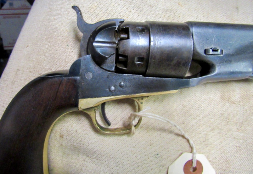 Original Civil War Colt Model 1860 Army .44 Percussion Revolver 1863-img-3
