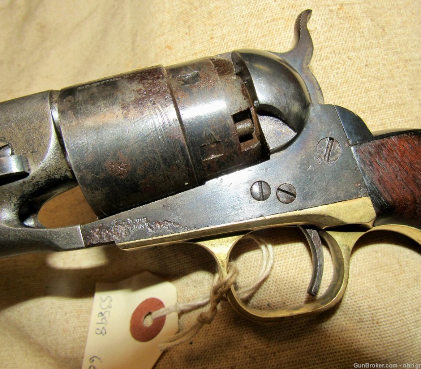 Original Civil War Colt Model 1860 Army .44 Percussion Revolver 1863-img-17