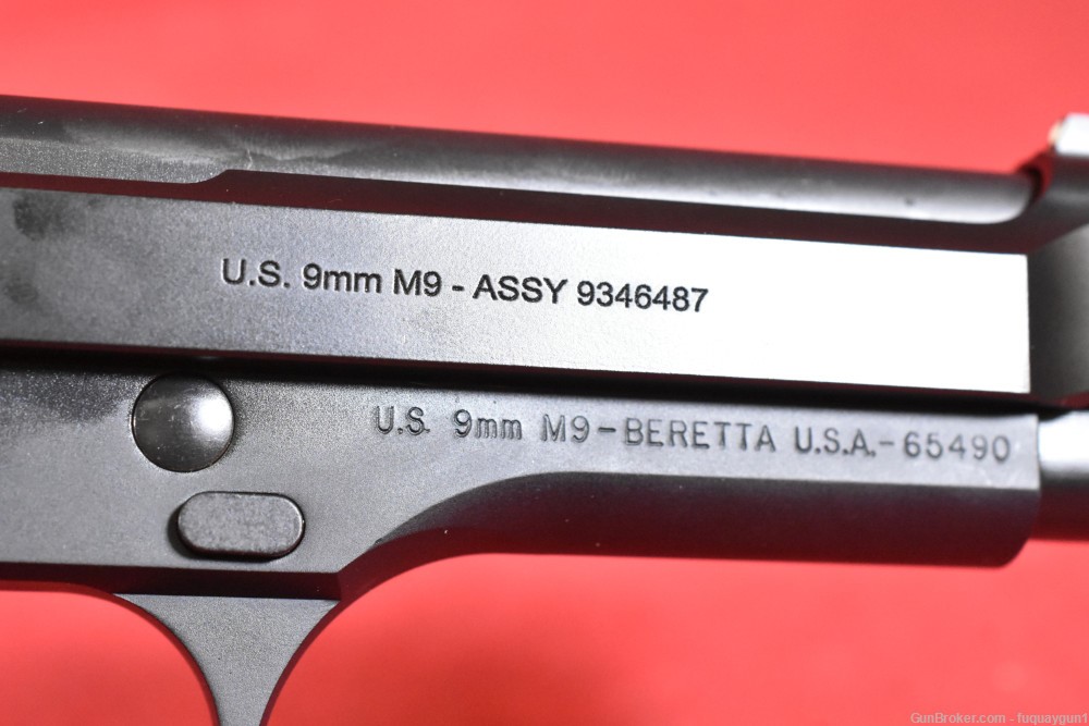 Beretta M9 9mm 4.9" 15rd J92M9A0M 92 92FS M9-M9-img-20