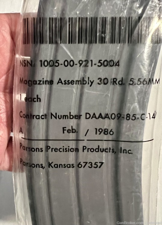 USGI AR-15 PRE BAN Magazines, NEW IN BAGS, PARSONS, set of 2-img-6