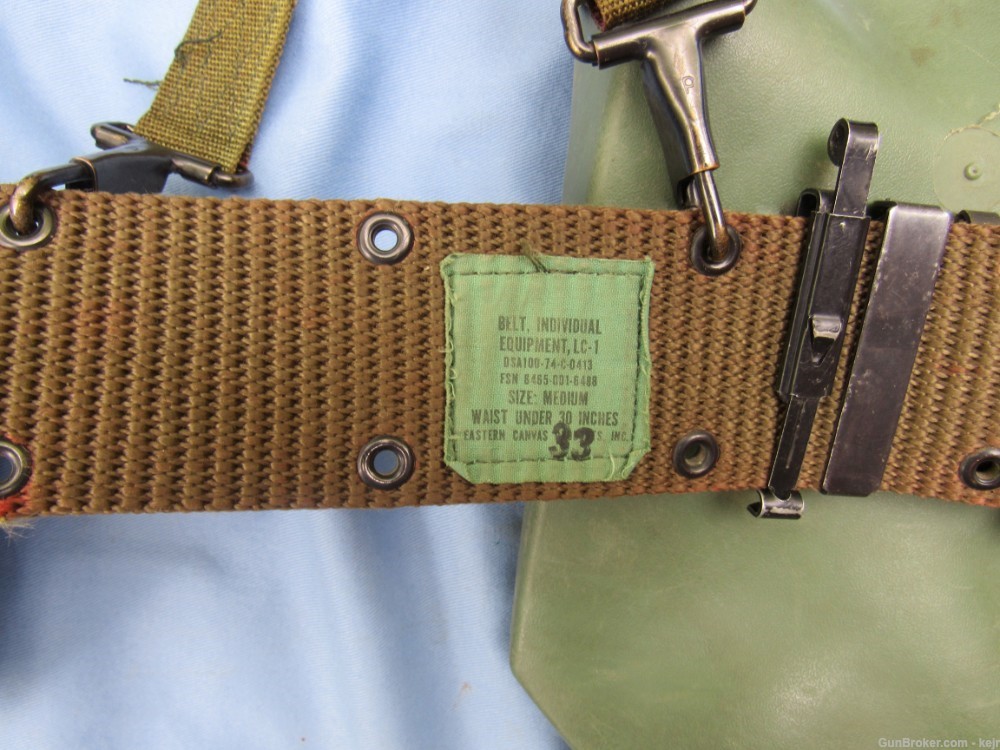 US ALICE Web Gear Set, LC-1 Belt, 1974-1979 Dates-img-15