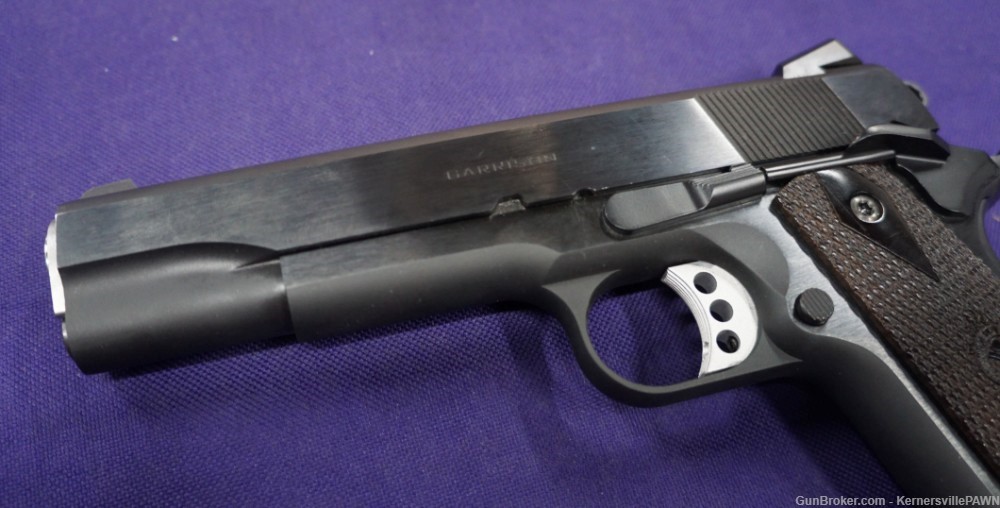 Springfield Garrison 1911 5" 9mm Blued, Thinline Wood Grips-img-3