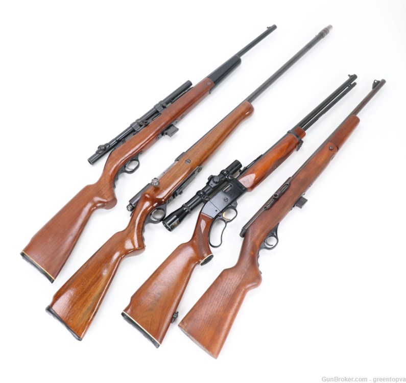 1 Lot of 4 Various Mossberg Rifles and shotgun - Gunsmith Special!-img-0