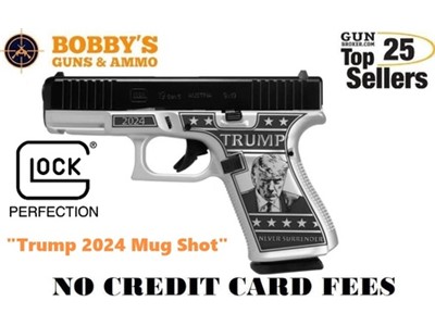 GLOCK 19 GEN 3 CUSTOM  9mm 15+1 "TRUMP 2024 MUG SHOT" 