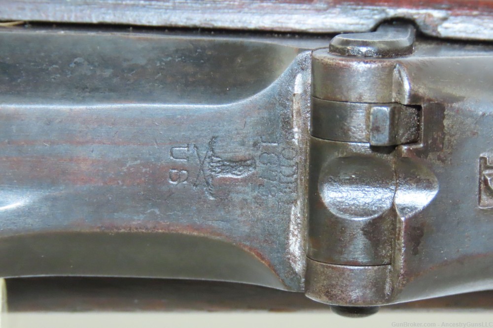 Antique U.S. SPRINGFIELD M1873 TRAPDOOR .45-70 GOVT Rifle NEW JERSEY Marked-img-11