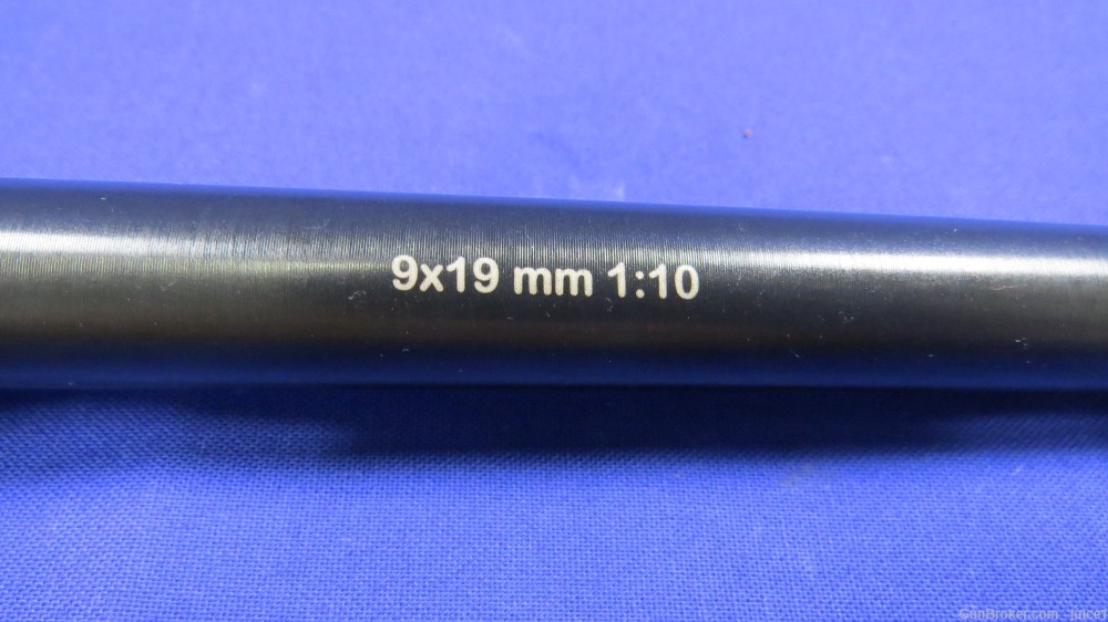 Chromoly 7.75" 9mm Barrel for AR9 PCC 1:10 Twist w/ 17rd ETS Glock Magazine-img-1