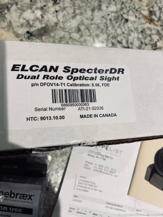 Elcan SpecterDR DFOV14-T1, 5.56, FDE-img-0
