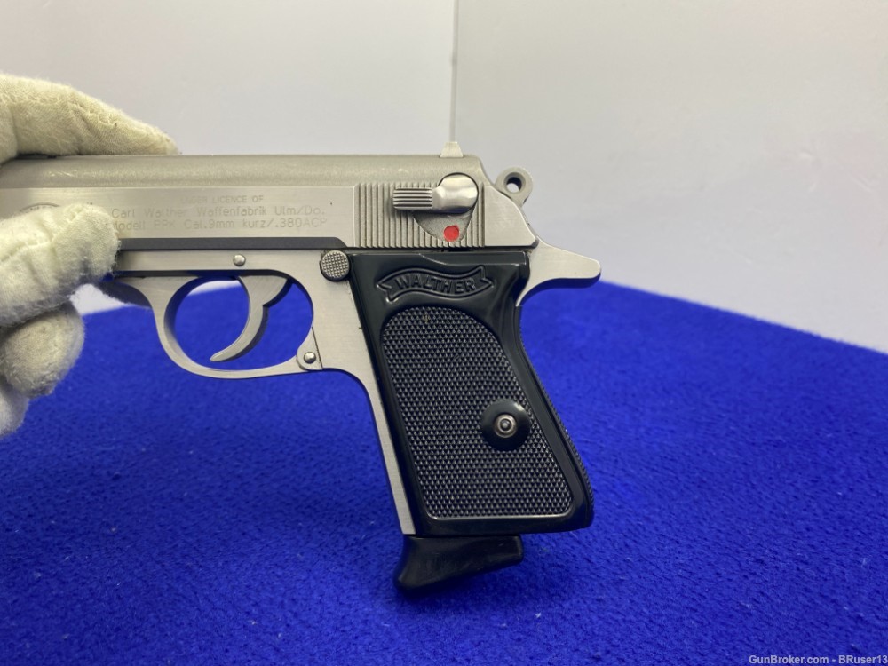 Walther / S&W PPK .380 ACP Stainless 3 1/4" *FAMOUS SEMI-AUTOMATIC PISTOL*-img-39
