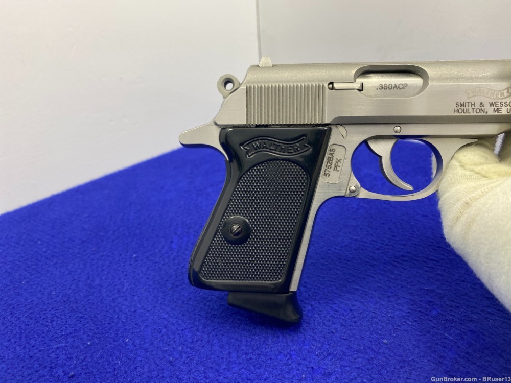 Walther / S&W PPK .380 ACP Stainless 3 1/4" *FAMOUS SEMI-AUTOMATIC PISTOL*-img-40