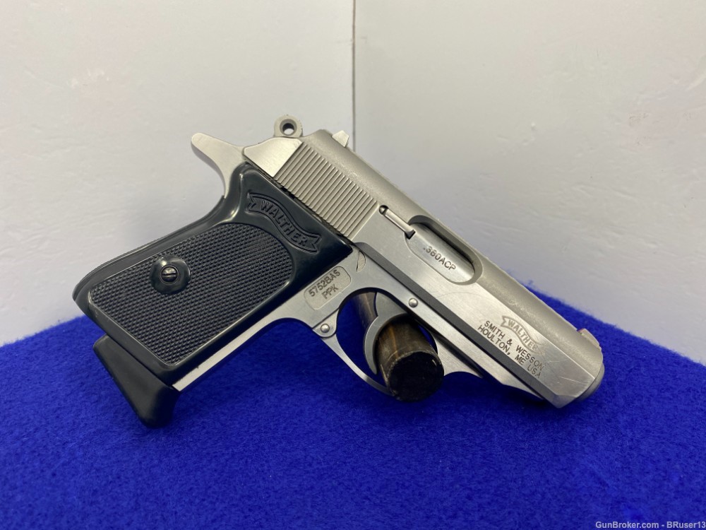 Walther / S&W PPK .380 ACP Stainless 3 1/4" *FAMOUS SEMI-AUTOMATIC PISTOL*-img-15