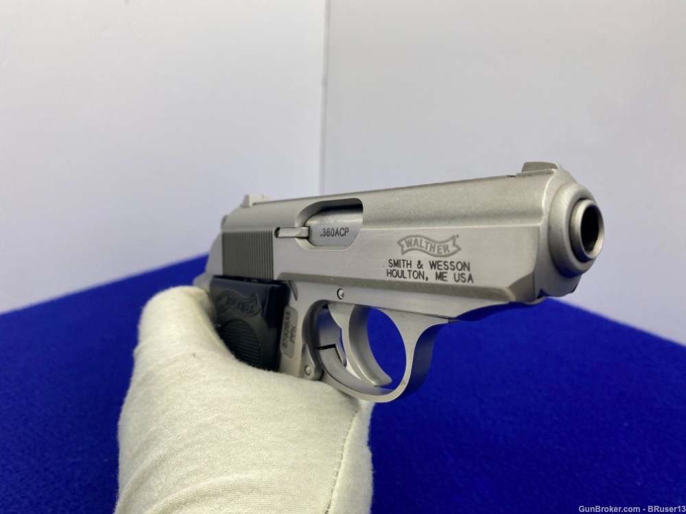 Walther / S&W PPK .380 ACP Stainless 3 1/4" *FAMOUS SEMI-AUTOMATIC PISTOL*-img-34