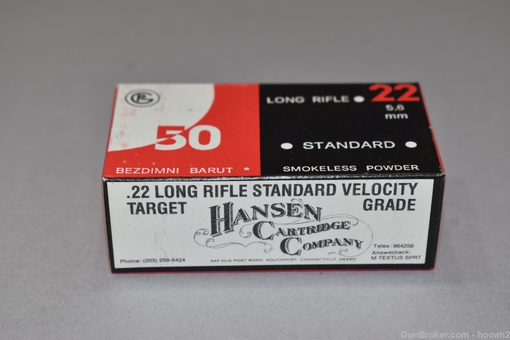 5 Bricks 2,500 Rds Hansen Cartridge Co 22 LR Standard Velocity Target -img-10