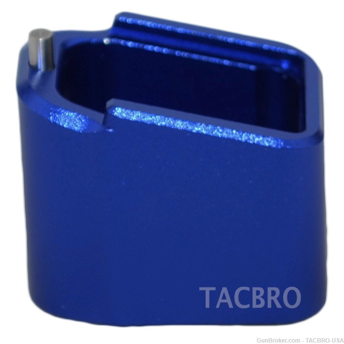 TACBRO Smith/Wesson M&P Full Size +6/+5 9mm/.40 Magazine Extension - Blue-img-2