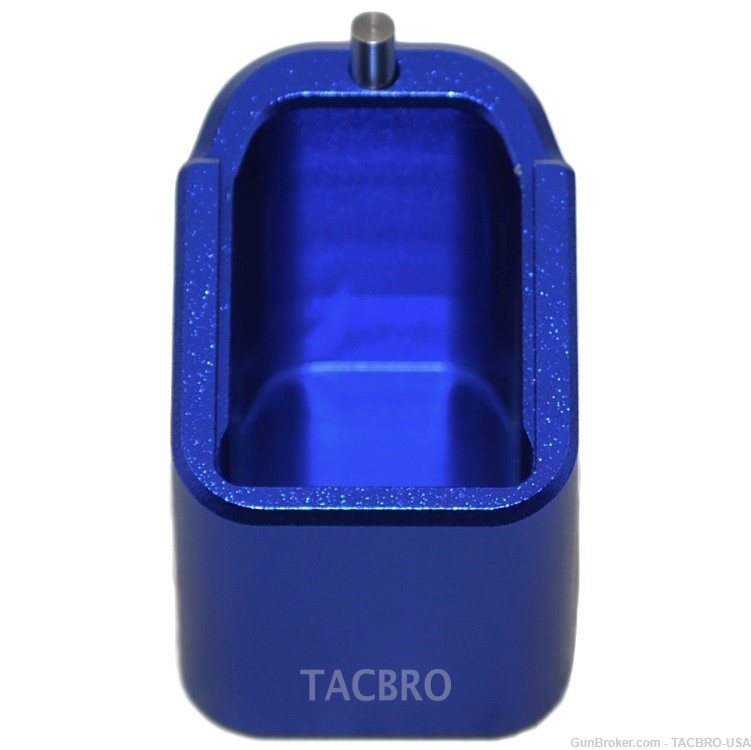 TACBRO Smith/Wesson M&P Full Size +6/+5 9mm/.40 Magazine Extension - Blue-img-3