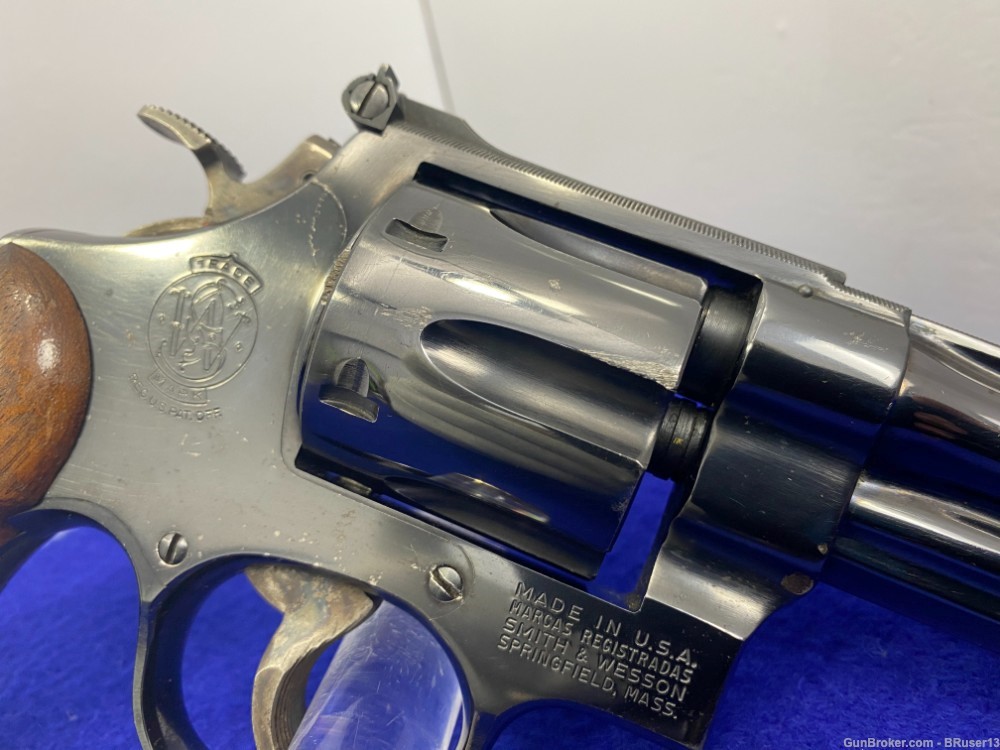 Smith & Wesson 27-2 .357 Mag Blue 3 1/2" *BIG BEEFY SNUB NOSE SMITH DA*-img-28