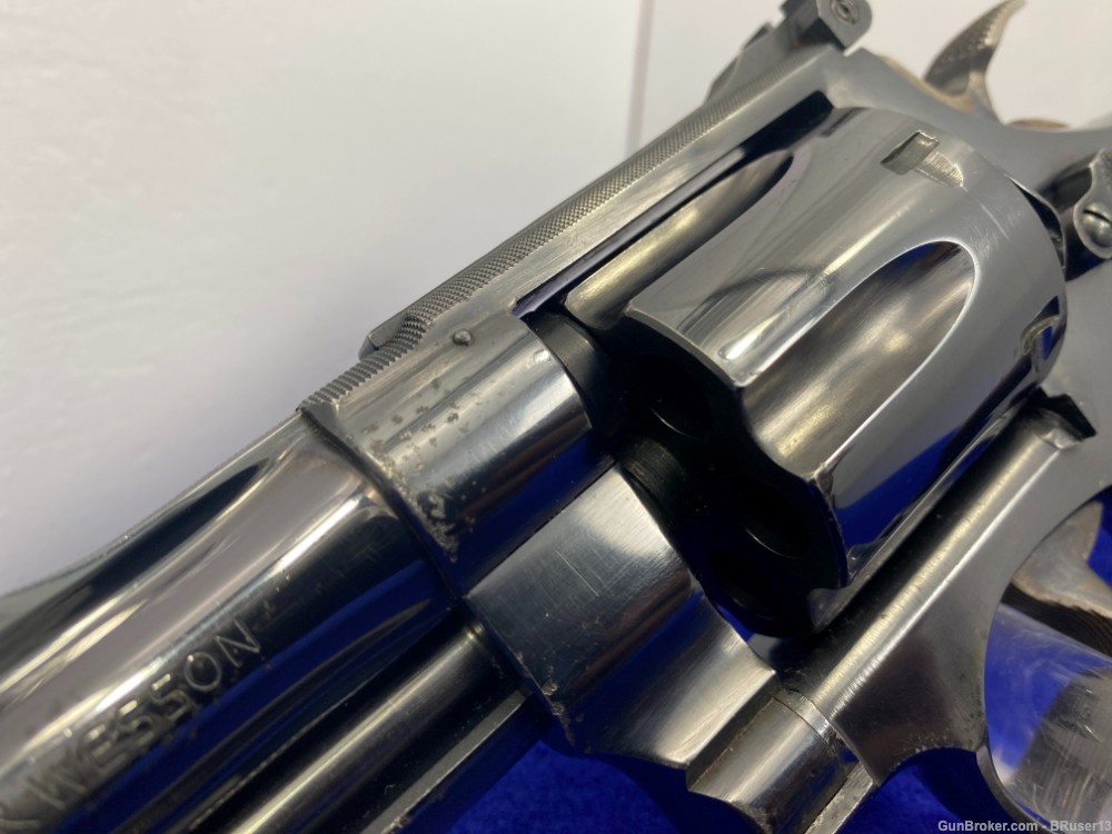 Smith & Wesson 27-2 .357 Mag Blue 3 1/2" *BIG BEEFY SNUB NOSE SMITH DA*-img-9