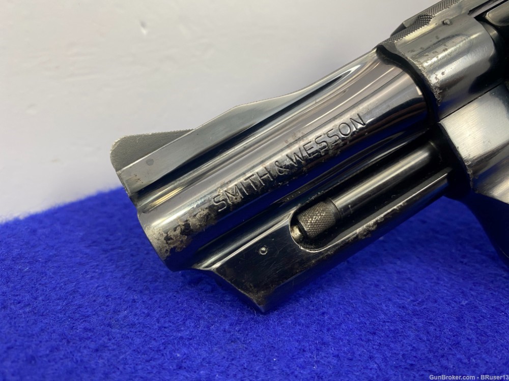 Smith & Wesson 27-2 .357 Mag Blue 3 1/2" *BIG BEEFY SNUB NOSE SMITH DA*-img-14