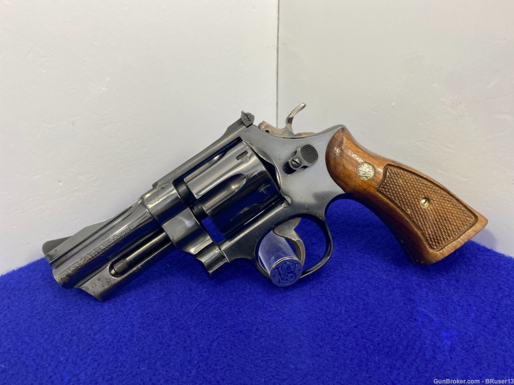Smith & Wesson 27-2 .357 Mag Blue 3 1/2" *BIG BEEFY SNUB NOSE SMITH DA*-img-0