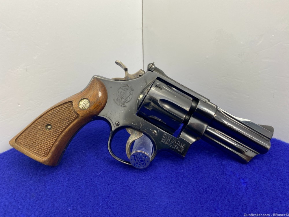 Smith & Wesson 27-2 .357 Mag Blue 3 1/2" *BIG BEEFY SNUB NOSE SMITH DA*-img-18
