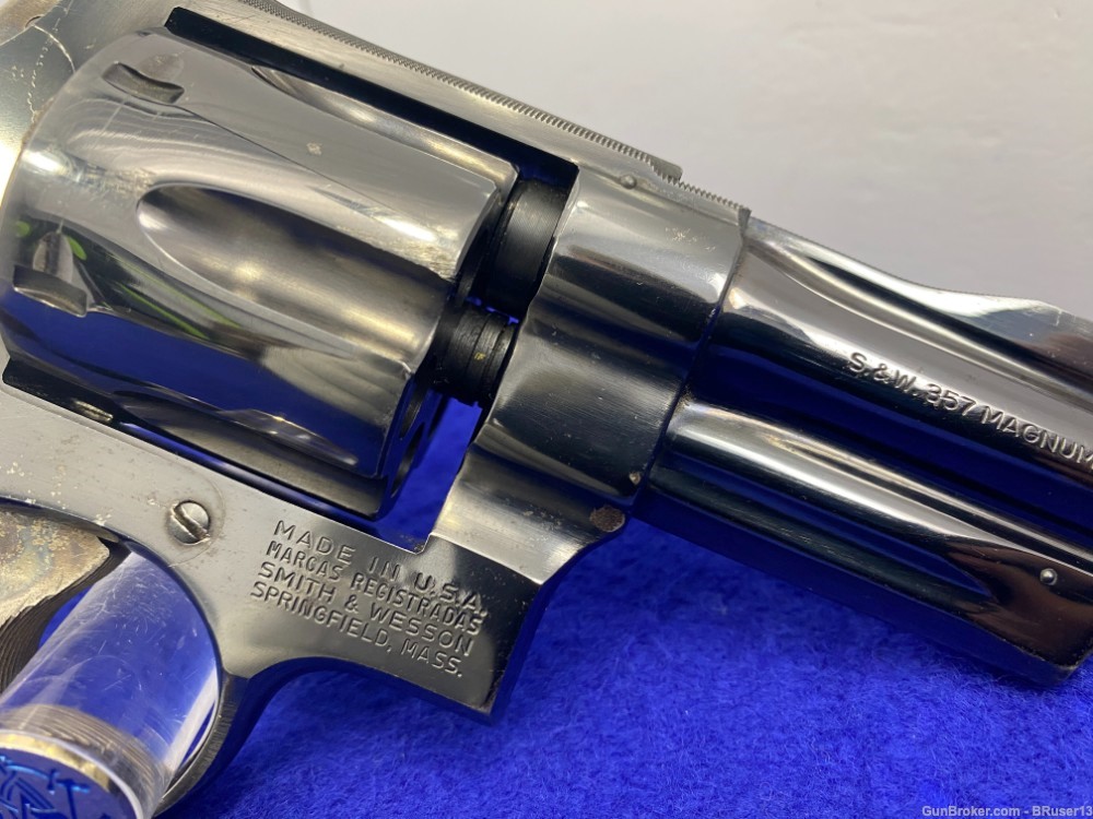 Smith & Wesson 27-2 .357 Mag Blue 3 1/2" *BIG BEEFY SNUB NOSE SMITH DA*-img-25
