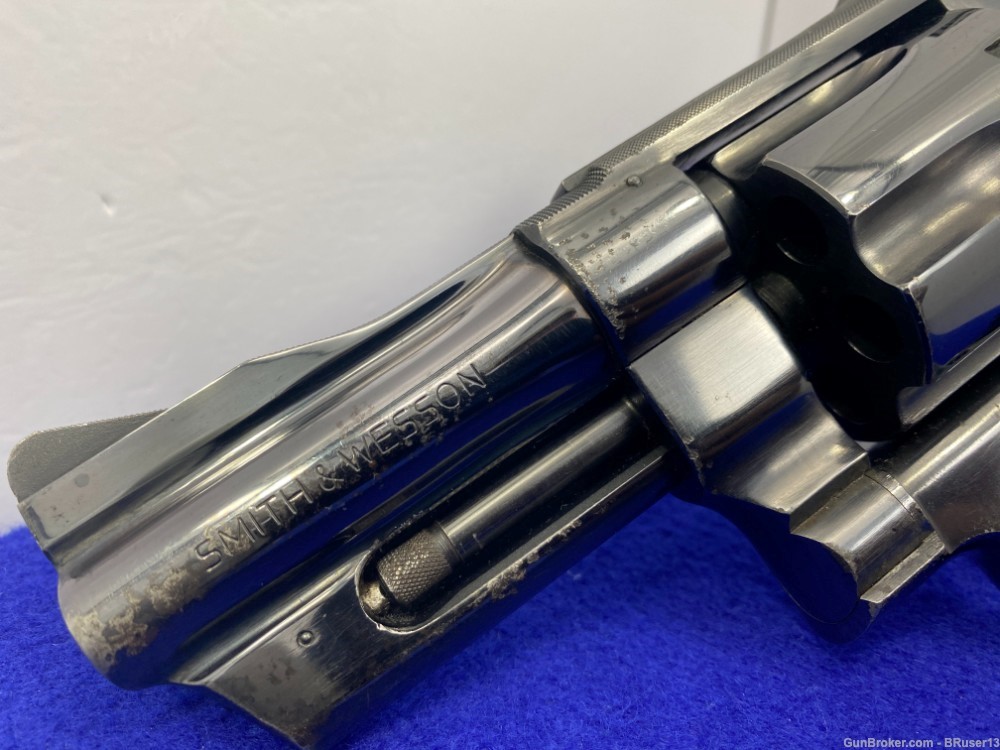 Smith & Wesson 27-2 .357 Mag Blue 3 1/2" *BIG BEEFY SNUB NOSE SMITH DA*-img-13