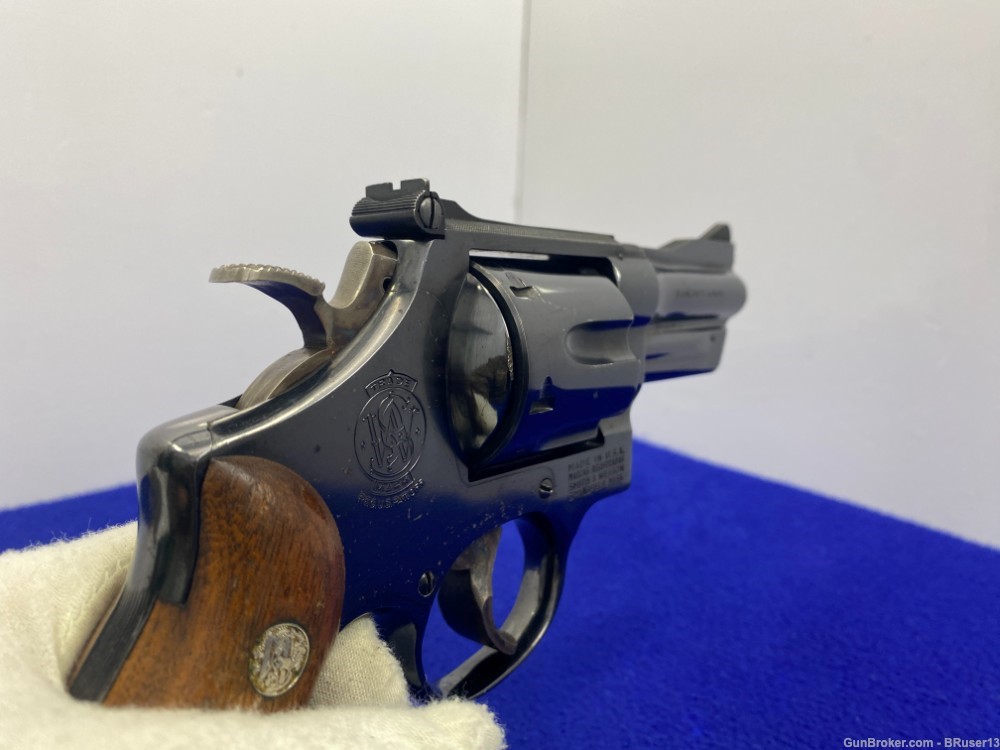 Smith & Wesson 27-2 .357 Mag Blue 3 1/2" *BIG BEEFY SNUB NOSE SMITH DA*-img-40