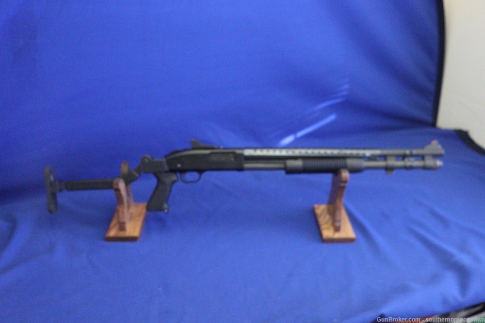 Mossberg 590A1 12ga shotgun pump 12ga choate stock -img-0
