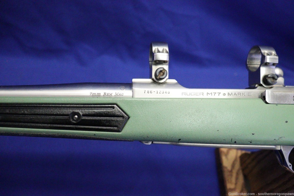 1999 Ruger 77 mark II 7mm rem Paddle stock all weather stainless 24" Barrel-img-18
