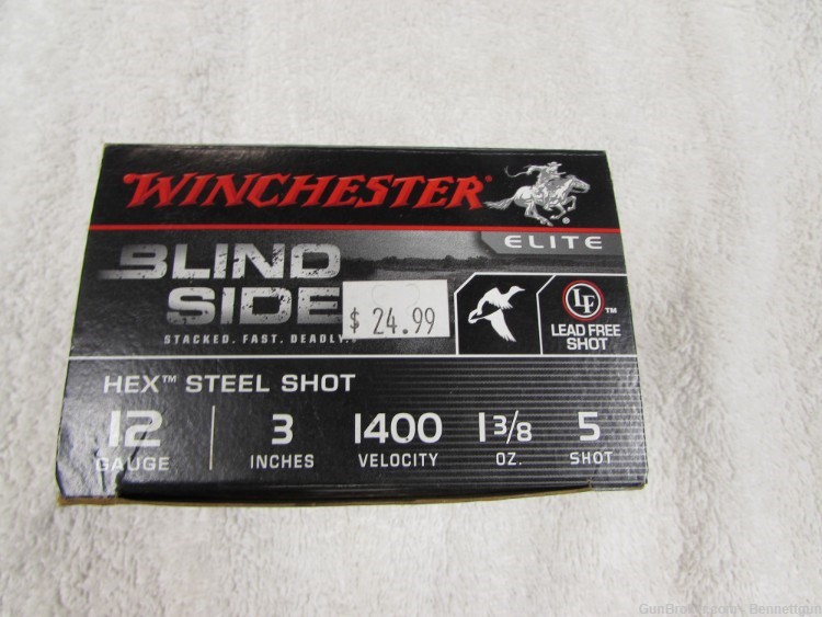 Winchester 12 Ga 3" 5 shot steel shotshells-img-0