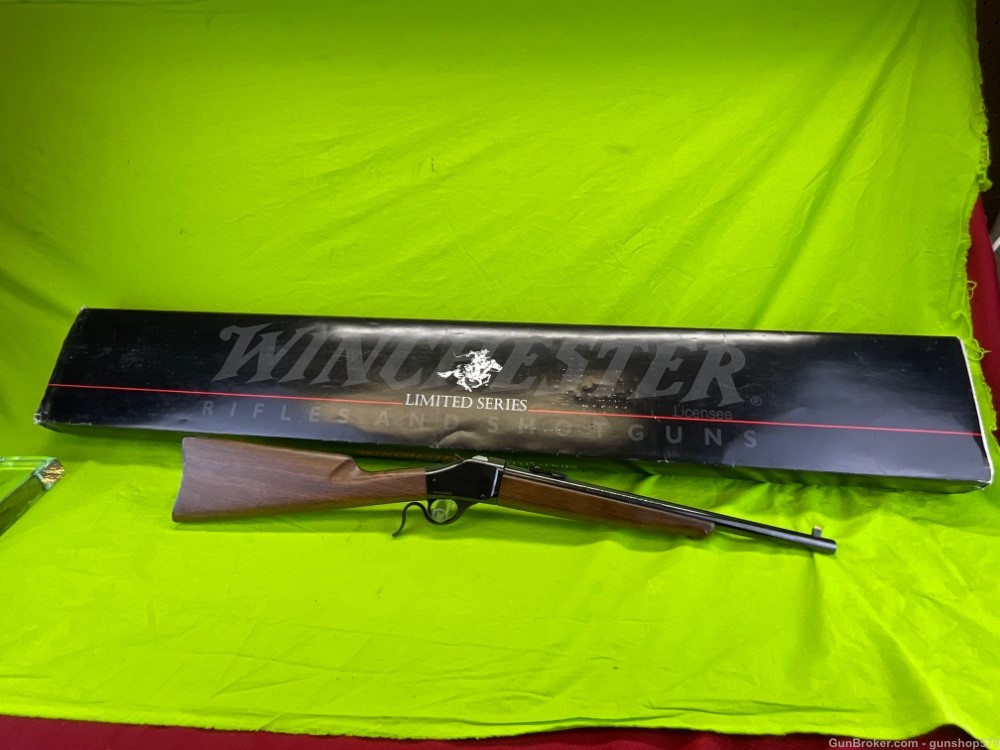 Limited Winchester 1885 High Wall Trapper 30-40 Krag 16 In Walnut Letter -img-0