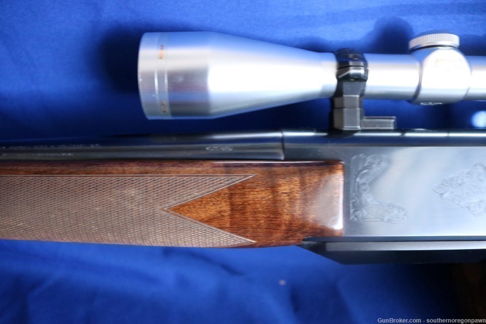 Browning BAR 7mm rifle semi Safari with Nikon & 3 magazines Belgium made -img-23