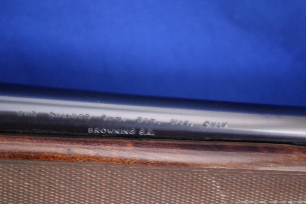 Browning BAR 7mm rifle semi Safari with Nikon & 3 magazines Belgium made -img-14