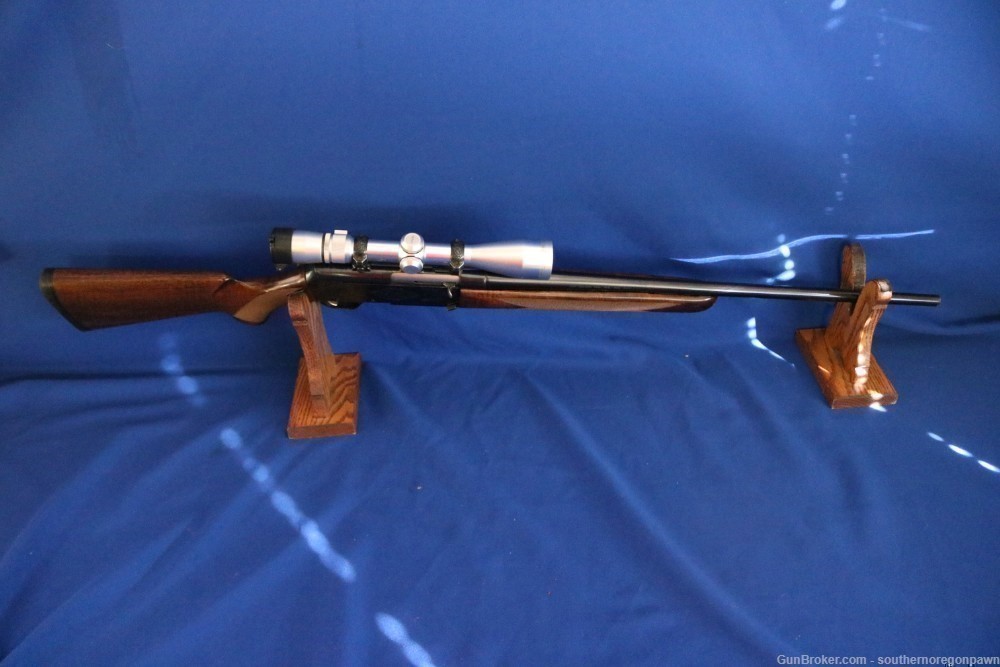 Browning BAR 7mm rifle semi Safari with Nikon & 3 magazines Belgium made -img-7