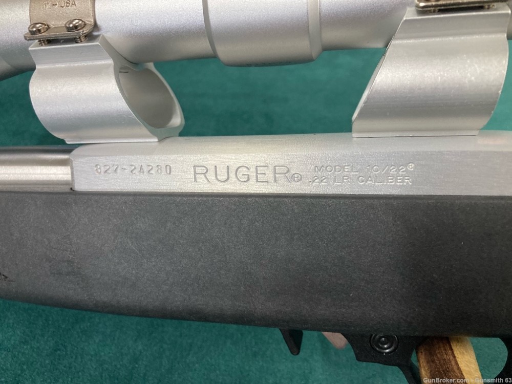 Ruger 10/22 .22LR with 3 mags, Simmons scope, and 500 rounds ammo-img-3
