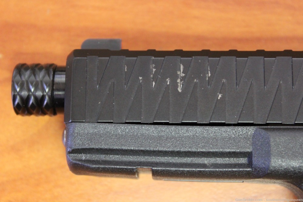 Glock 17 Gen 3 W/ Zev Socom Slide Dimpled Threaded Barrel Magwell 9mm-img-8