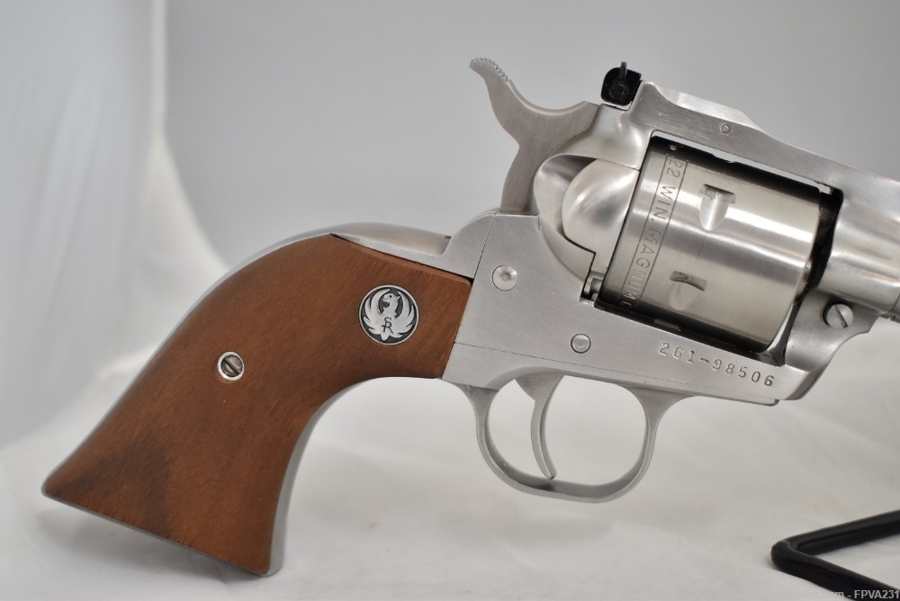 Ruger Single Six .22 LR 22 Magnum Convertible 1989 Stainless 5.5” Estate-img-5