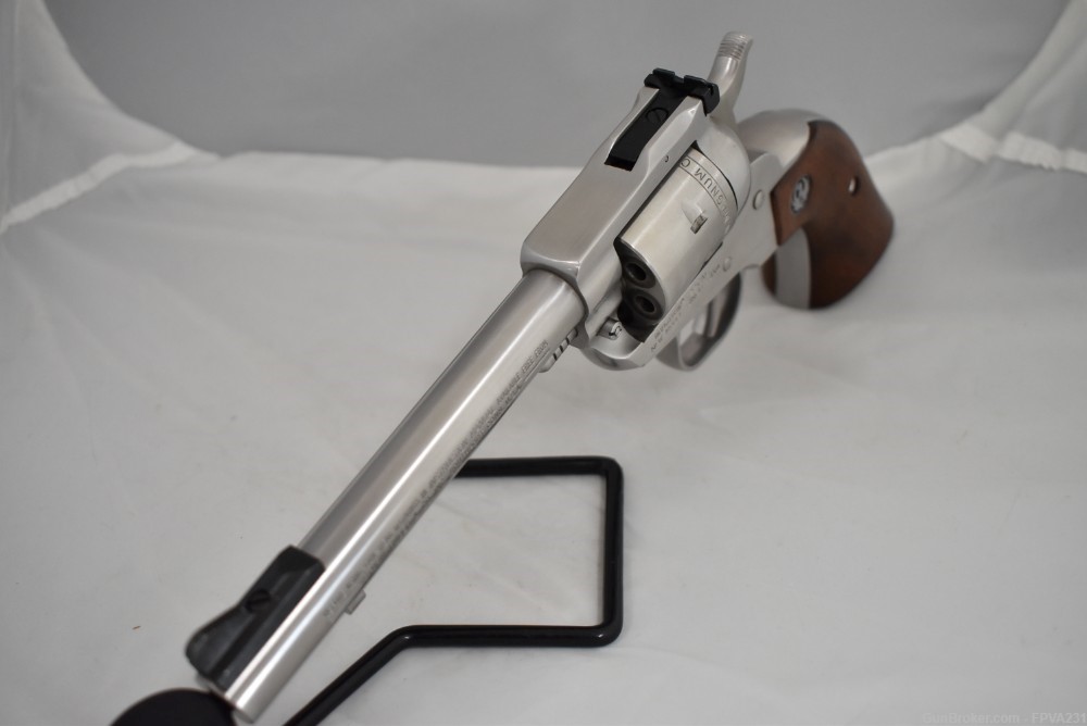 Ruger Single Six .22 LR 22 Magnum Convertible 1989 Stainless 5.5” Estate-img-8
