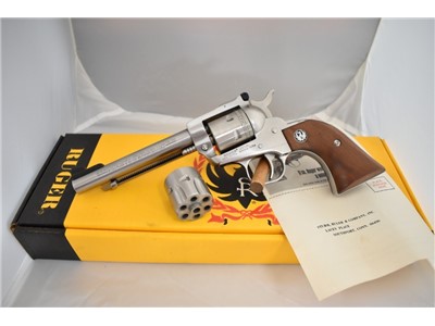 Ruger Single Six .22 LR 22 Magnum Convertible 1989 Stainless 5.5” Estate
