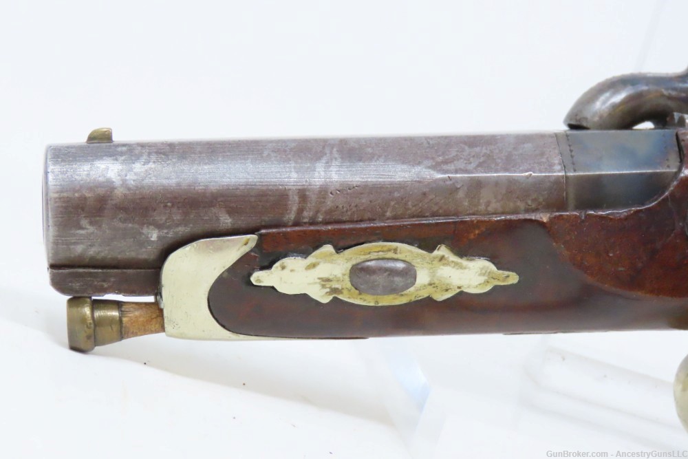 NICE Liege Proofed ENGRAVED Antique DERINGER Style Percussion POCKET Pistol-img-14