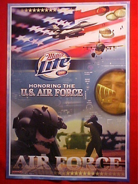 US AIR FORCE Military Miller Beer NCO Iraq War Era-img-0