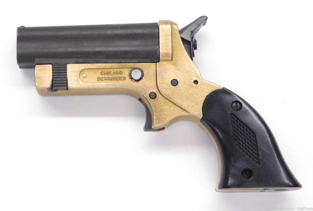 Two Chicago Derringer 4 Shot Pistols, .22 Cal-img-1