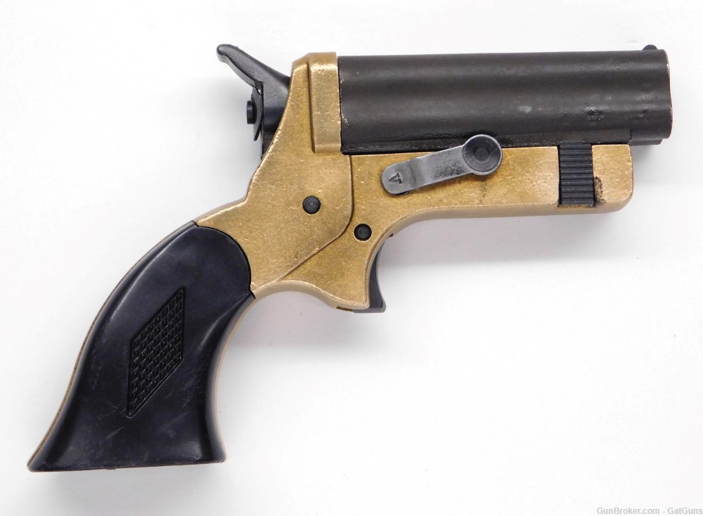 Two Chicago Derringer 4 Shot Pistols, .22 Cal-img-2