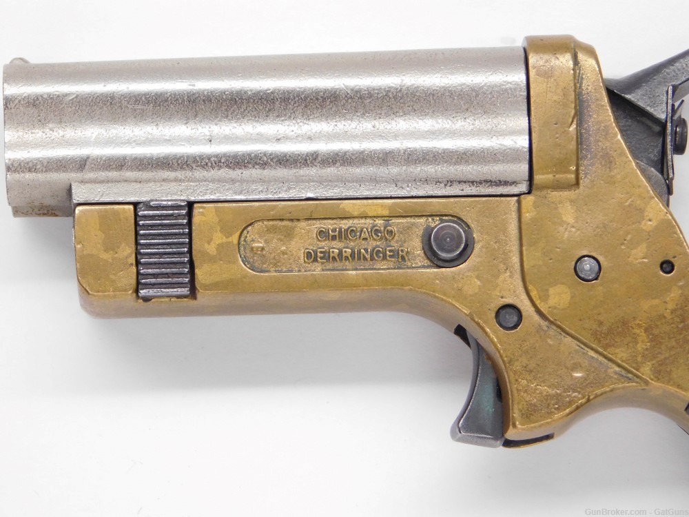 Two Chicago Derringer 4 Shot Pistols, .22 Cal-img-9