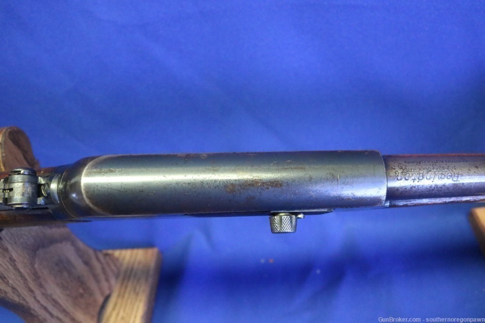 Remington 16 semi Rifle in .22 Rem auto all original, matching & peep sight-img-10