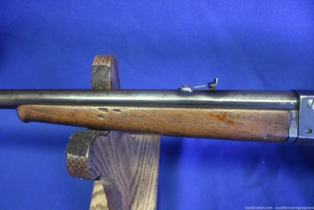 Remington 16 semi Rifle in .22 Rem auto all original, matching & peep sight-img-27
