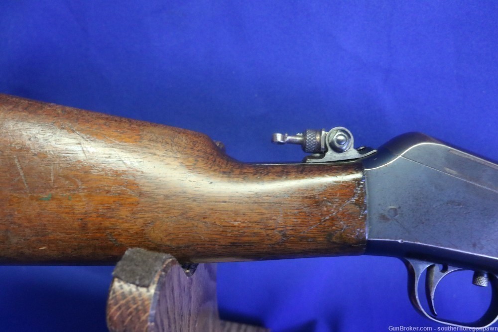 Remington 16 semi Rifle in .22 Rem auto all original, matching & peep sight-img-2