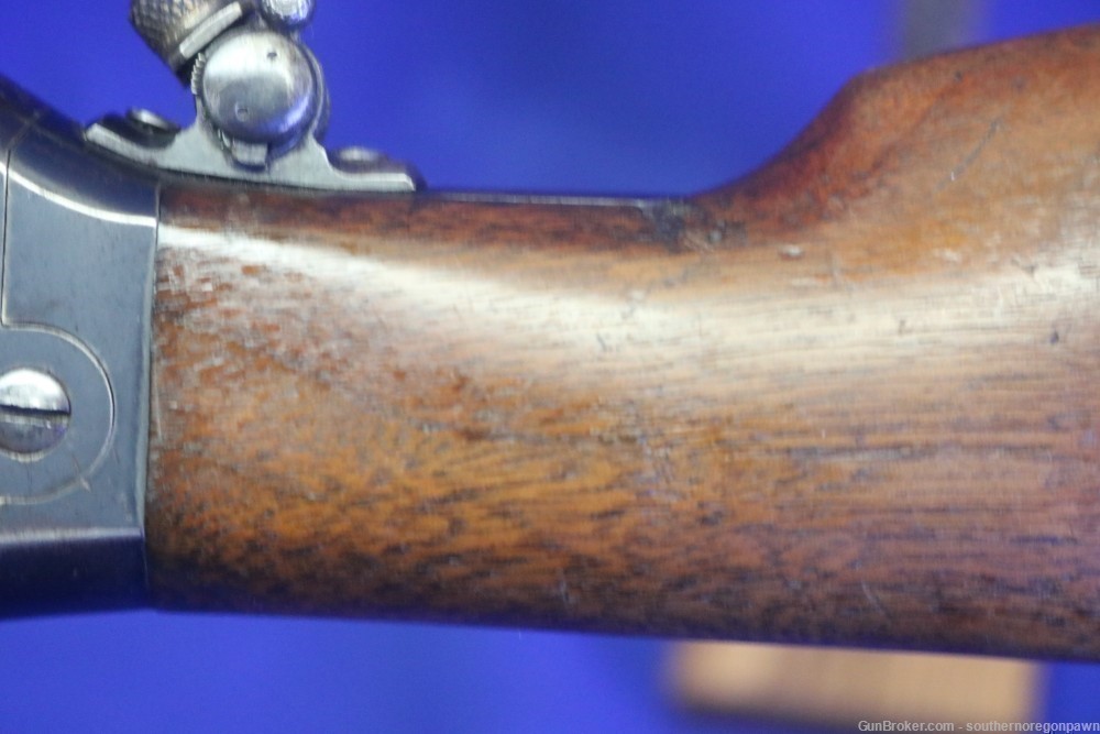 Remington 16 semi Rifle in .22 Rem auto all original, matching & peep sight-img-43