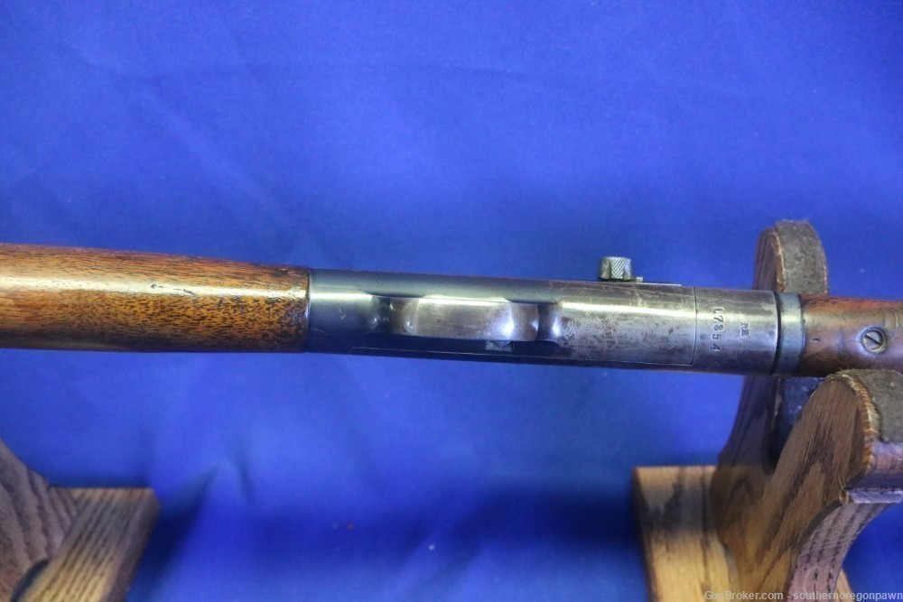 Remington 16 semi Rifle in .22 Rem auto all original, matching & peep sight-img-16